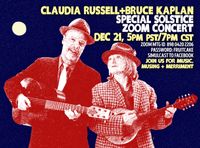 Claudia Russell + Bruce Kaplan Zoom/Facebook Live Stream Concert