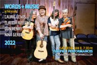 Words+Music with Claudia Russell, Laurie Lewis, Don Henry and Nina Gerber
