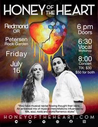 Peterson Rock Garden Concert with Honey of the Heart