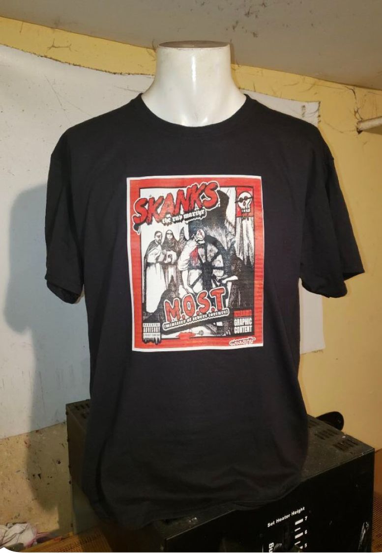 Skanks M.O.S.T Album Cover tees 