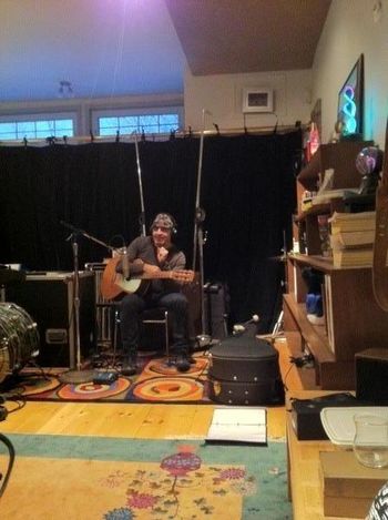 In his element, the boy is happy.
