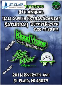 8th Annual St Clair Halloween Extravaganza ft. Bloodstone - Judas Priest tribute & Ride The Wind - Poison tribute