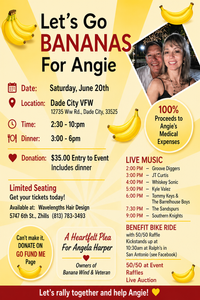 Let’s Go Bananas for Angie Harper Benefit 