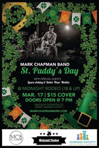 MCB St. Paddy's Day @ Midnight Rodeo w/ special guests Better Than Nothin' and Laura Ashley