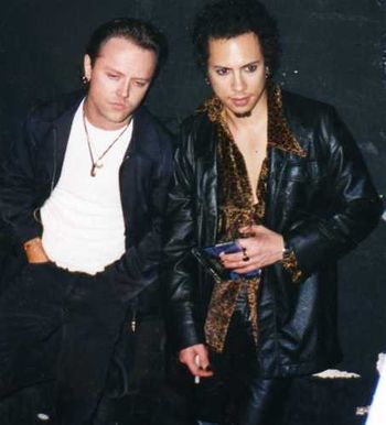 Lars and Kirk (Metallica)

