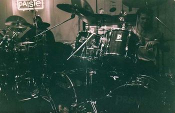 Double drum off in Frankfurt with Tony Smith (Nina Hagen)
