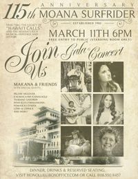 The  Moana Surfrider 115th Anniversary Gala