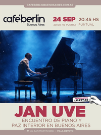 Jan Uve - Encuentro de Piano y Paz Interior en Buenos Aires