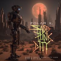 Space Punk City 7" Clear Vinyl by ZOLAR X 
