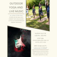 Outdoor Yoga and Live Ambient Guitar