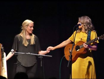 with Heidi Talbot at the Edingburgh Royal Concert Hall
