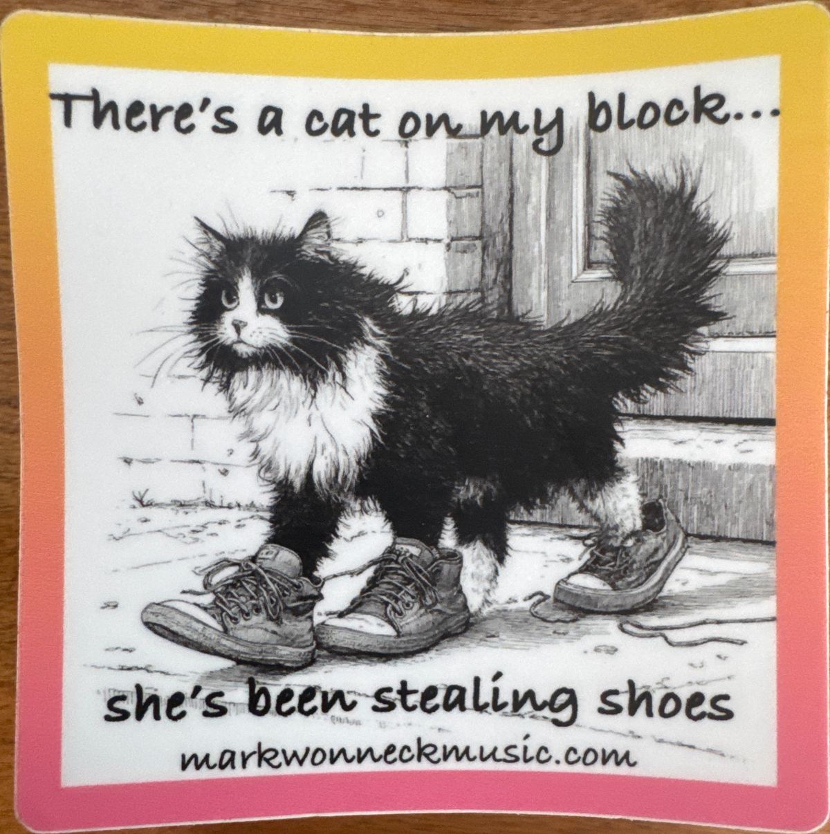 STICKER - Cat and Shoes