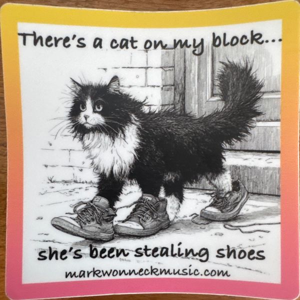 STICKER - Cat and Shoes