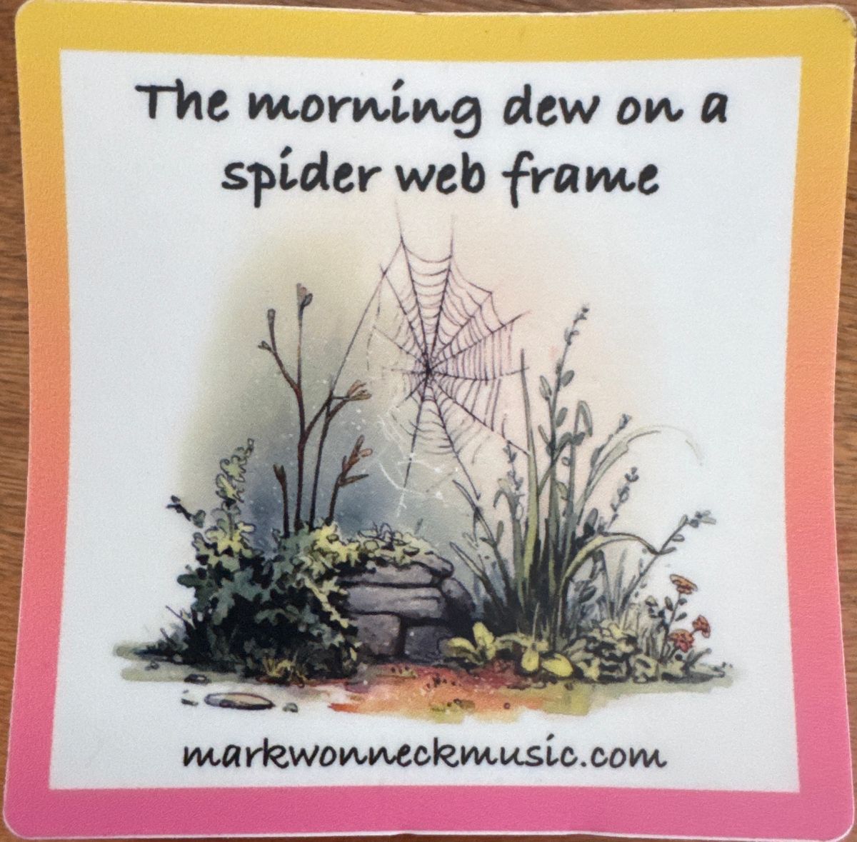 STICKER - Morning Dew and Spiderweb