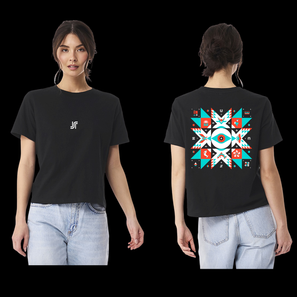 Many Moon Hex - Women's Boxy Tee + Free Album Download