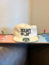 Snow Pow White Embroidered Nylon Floppy Cap