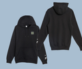 Many Moon Hex Patch Hoodie - Unisex Hoodie - Black