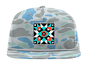 Many Moon Hex - 5 Panel Winter POW Duck Camo Cap + Free Album Download