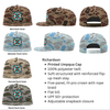 Many Moon Hex - 5 Panel Winter POW Duck Camo Cap + Free Album Download