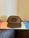 Brown Poly Embroidered Foam Trucker