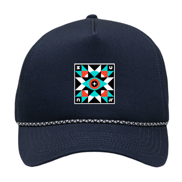 Many Moon Hex - Five-Panel Rope Heritage Fit Cap + Free Album Download