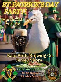 St. Patrick's Day Party at Bald Birds Brewing Company Jersey Shore!