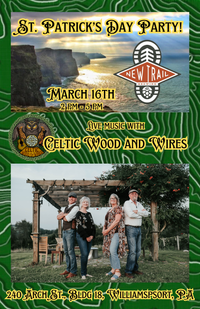New Trail Brewing St. Patrick’s Day Party with Celtic Wood and Wires!