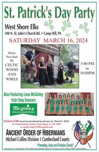 St. Patrick's Day with the Ancient Order of Hibernians Cumberland Co.