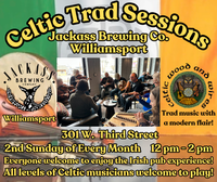 Celtic Trad Session - Jackass Brewing Co. Williamsport