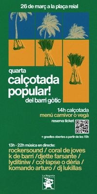 Quarta CALÇOTADA POPULAR! del BARRI GÒTIC