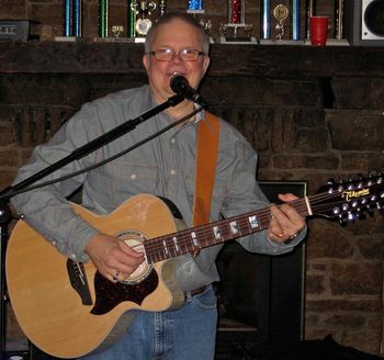 Playing the 12 string at JJ's Outpost - New Richmond
