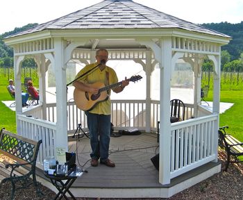 Playing at Vino in the Valley, 2011
