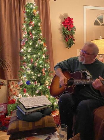Patti & I 1st Christmas
