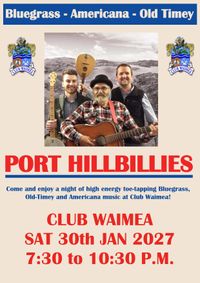 Port Hillbillies at Club Waimea