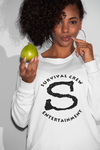 Survival Crew Entertainment Logo Sweatshirt WHITE (Sm - 1XL)