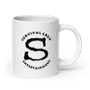 Survival Crew Entertainment Logo WHITE Mug (20 OZ)