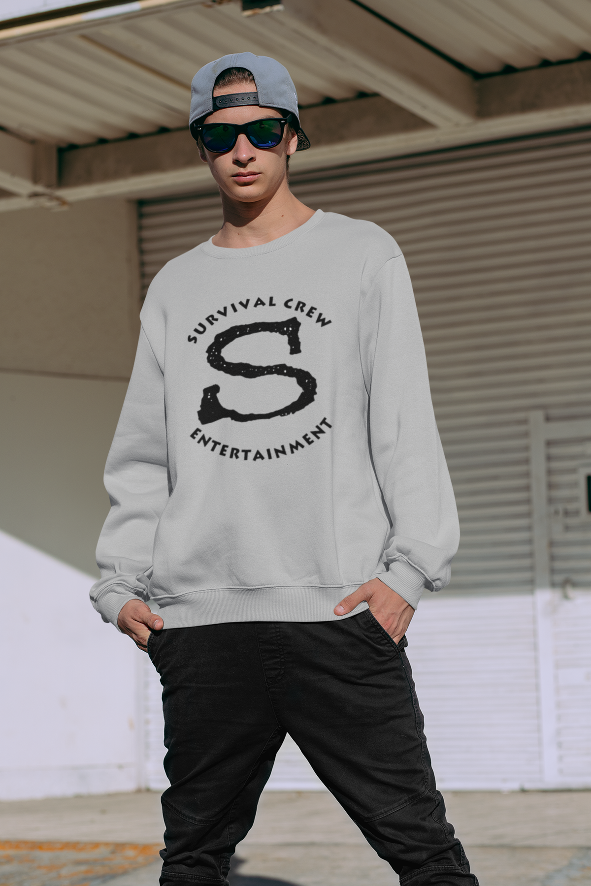 Survival Crew Entertainment Logo Sweatshirt GREY (Sm - 1XL)