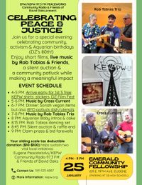 Celebrating Peace & Justice (Benefit Concert for KEPW.ORG, Potluck)