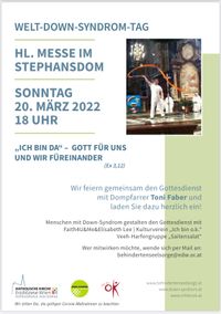 Hl.Messe des Welt-Down-Syndrom-Tags