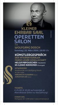 Operetten Salon mit Wolfgang Dosch