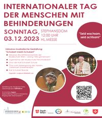 INTERNATIONALER TAG DER MENSCHEN MIT BEHINDERUNGEN - Hl. Messe im Stephansdom