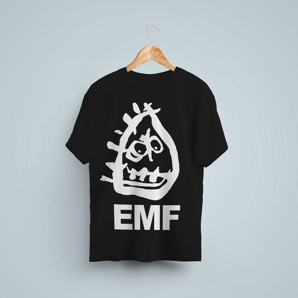 Schubert Dip Tee (Black/White) - EMF-TheBand.com