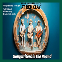 Songwriters in the Round: Will Haraway, Bradley Cole Smith and Matt Urbanek