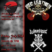 Red Leather and Warhog at T's 