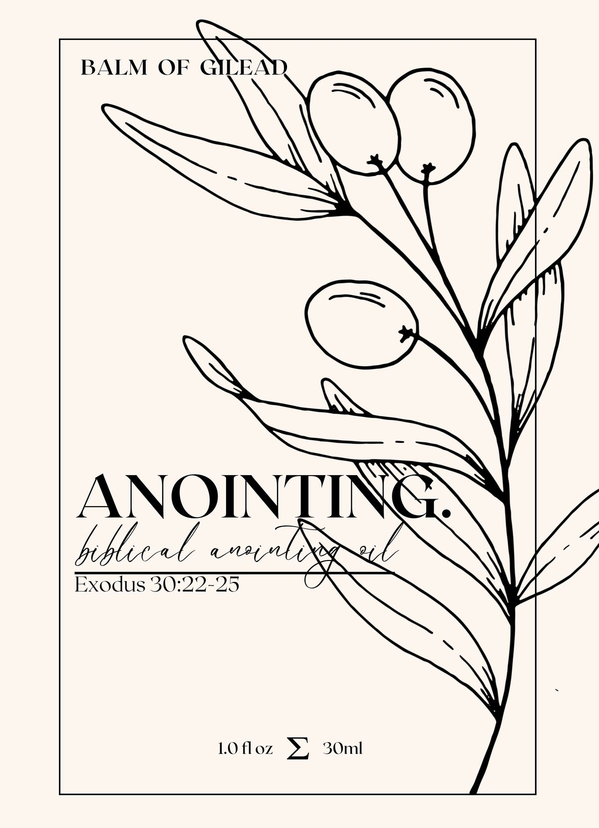 Anointing Oil