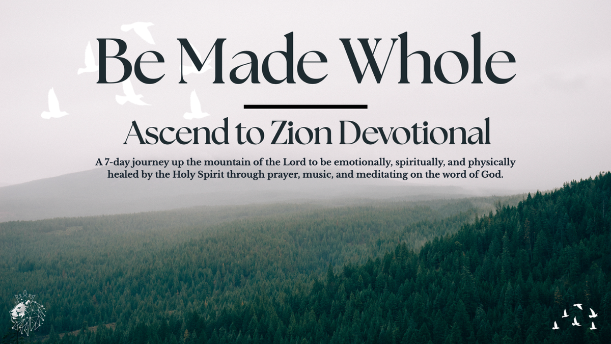 Be Made Whole Devotional 
