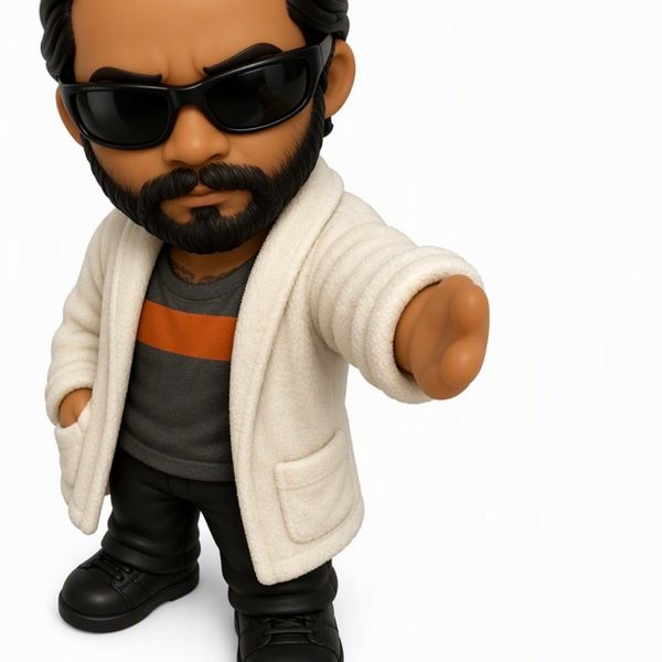 BCF lil’ SHINE Bath Robe playboy Mack Vinyl Figure