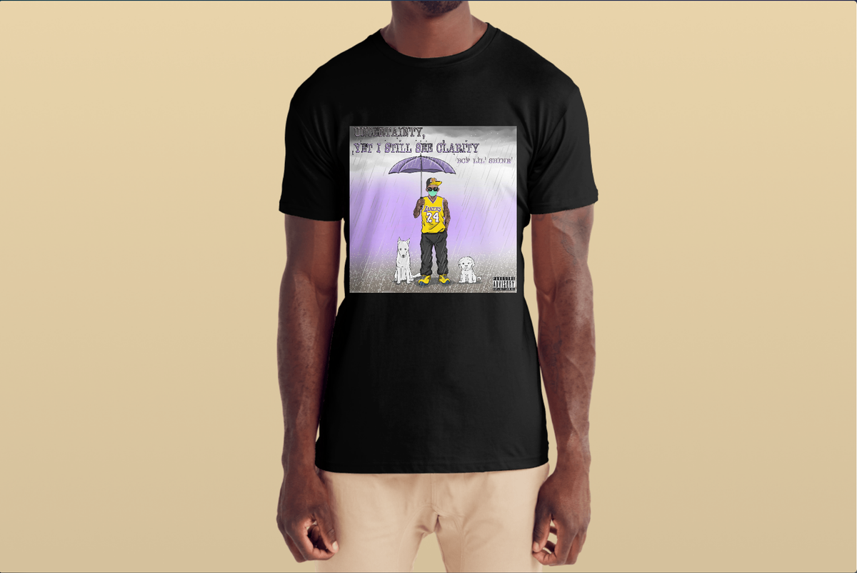 Uncertainty, Yet I Still See Clarity Black Tee