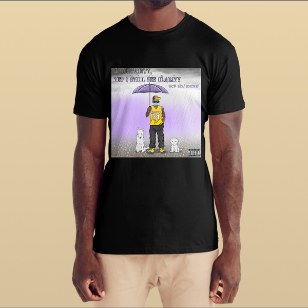 Uncertainty, Yet I Still See Clarity Black Tee