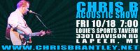 CHRIS B ACOUSTIC SHOW